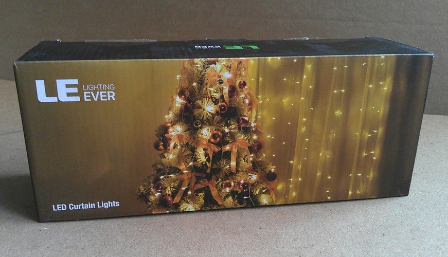 LE Lighting Ever LED Curtain Lights (Warm White)