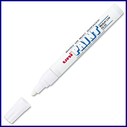 Uni-Paint PX-20 Oil-Based Medium Point Marker, White 63613