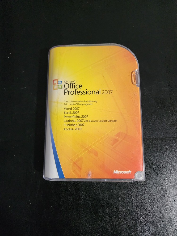 Microsoft Office 2007 Professional Full English Retail Version MS Pro =RETAIL=