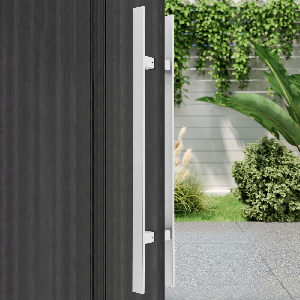 H-shaped Door Pull Handle Stainless Pull Handle Dual Sided Push Pull Door Handle