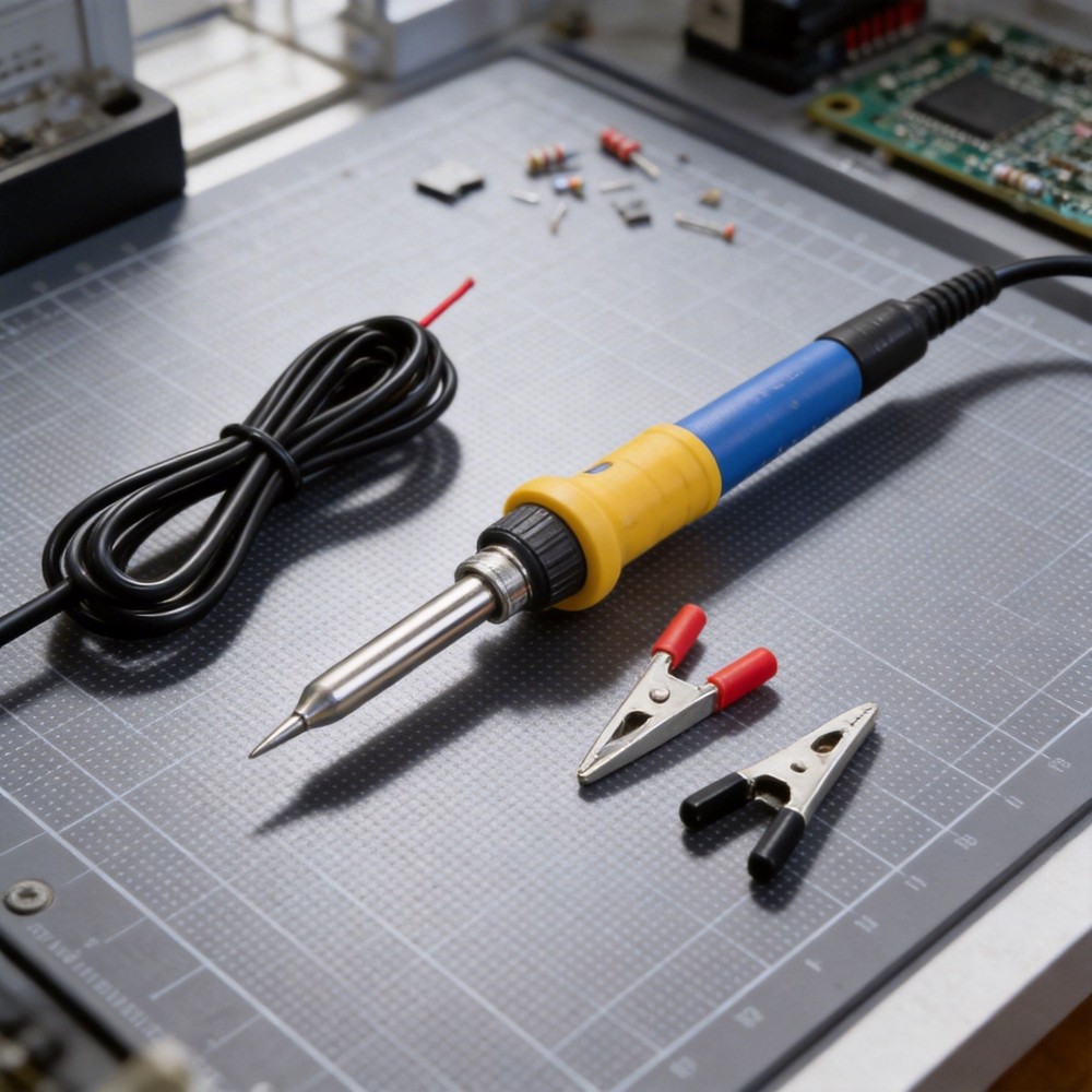 With Car Clip Electrical Soldering Iron 40W Ceramic Heating Core Compact