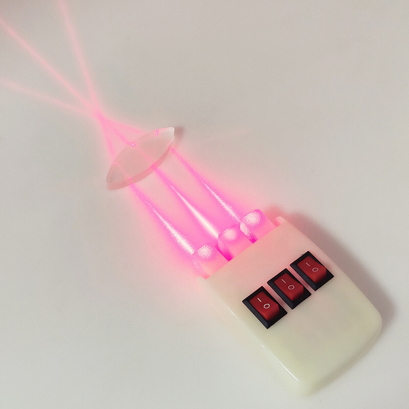 6PC Optical Plastic Prism for Teaching Physics Principle Light Experiment