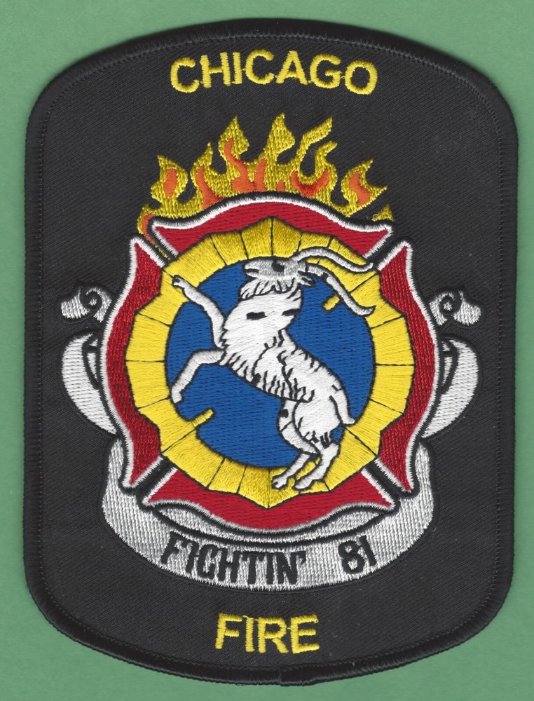 CHICAGO ENGINE COMPANY 81 FIRE PATCH FIGHTING EIGHTY-ONE