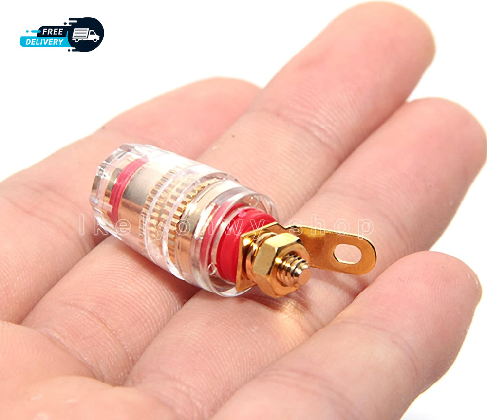 Speaker Binding Post Copper Plug Sockets 4Mm Binding Post Amplifier Speaker