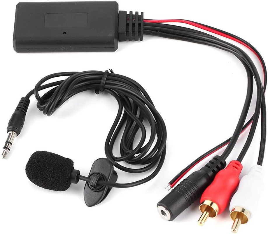 Bluetooth AUX Module 2 Cable Adapter with Hands- Microphone 12V