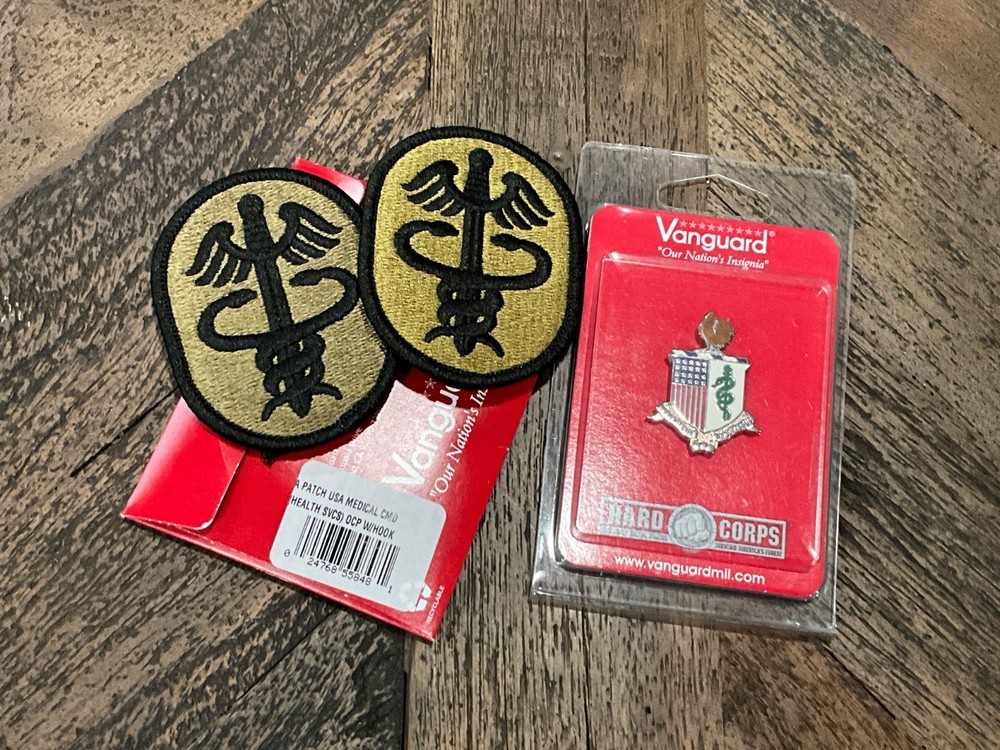 US Army Medical Command SSI Patches & Crest