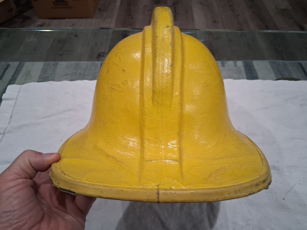 Vintage British Fire Helmet