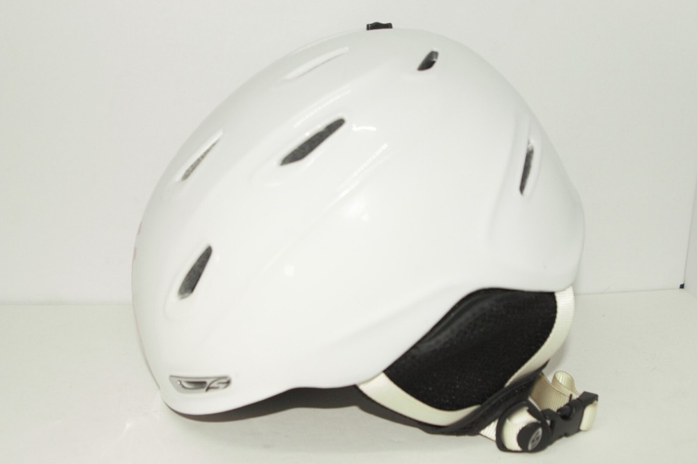 Elevate White Adjustable Protection Air Ventilation Snowboard Helmet - Medium