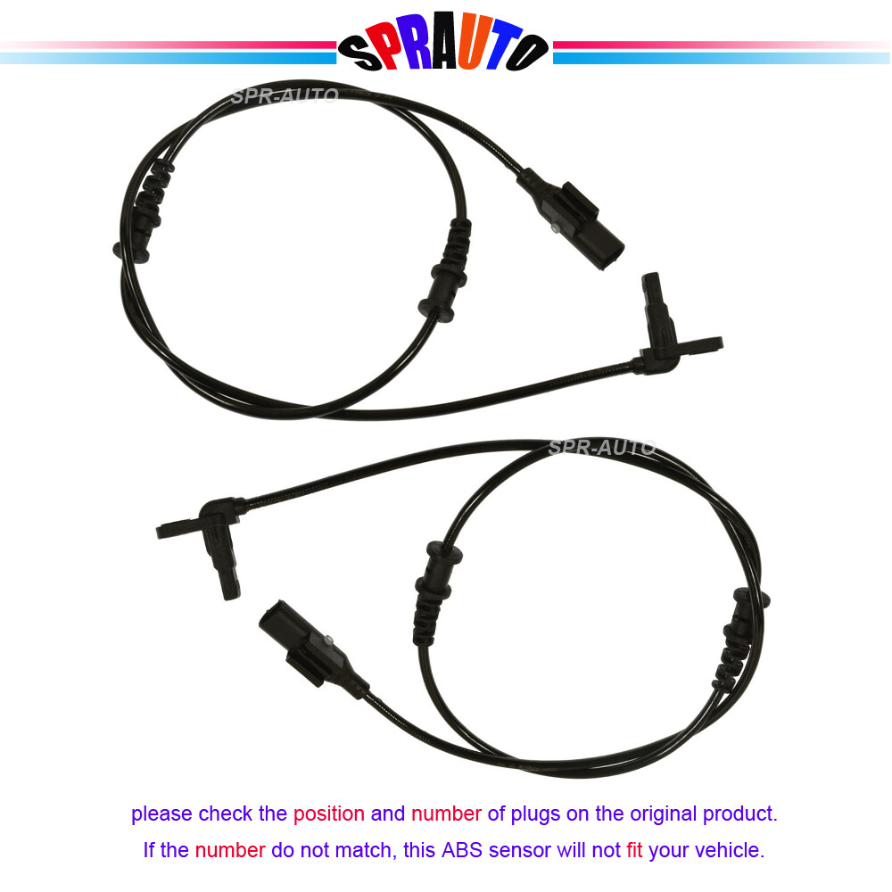 X2 Front Left & Right ABS Wheel Speed Sensor Set For 2010-18 Sprinter 2500 3500