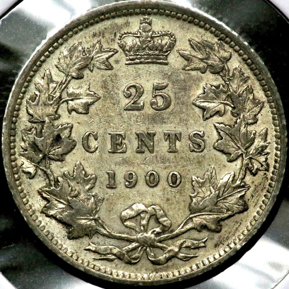 1900 Twenty-Five 25 Cents Canada R1069