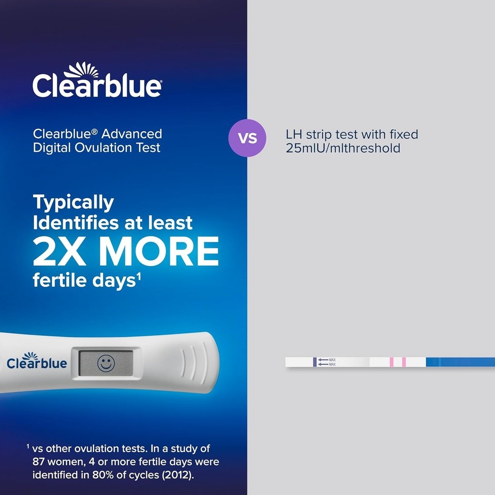 Clearblue Advanced Digital Ovulation Test Kit 30+2 Count