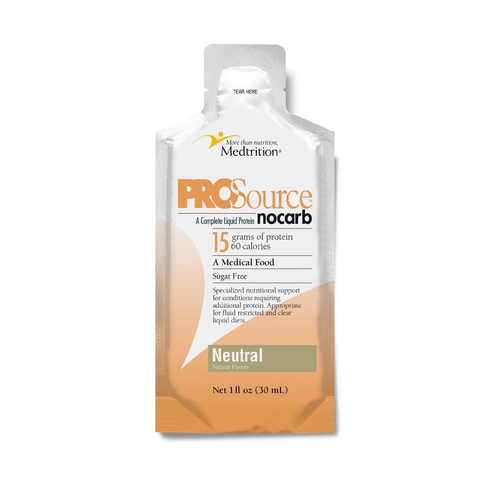 Medtrition Prosource No Carb Complete Liquid Protein Packet Neutral Flavor 1 oz