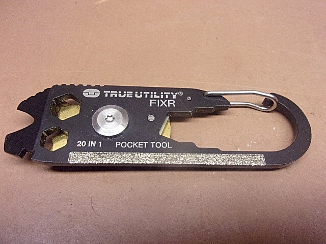 TrueUtility Fixr Pocket Tool 20 Tools in 1 Compact Multi Tool Camping Bicycling