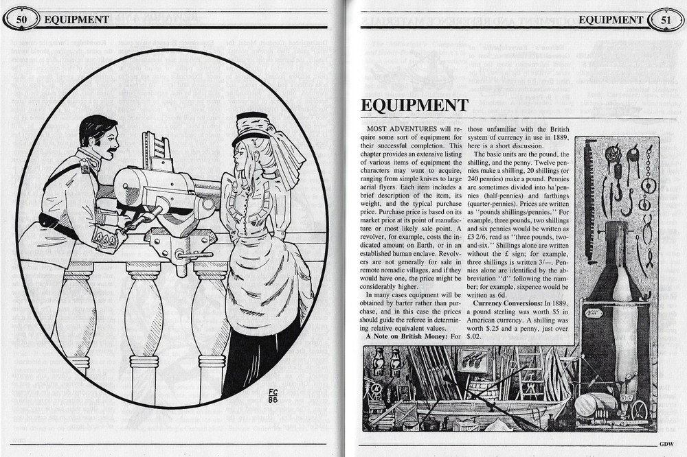 Space 1889 Softbound Core Rule book - GDW Heliograph *FS