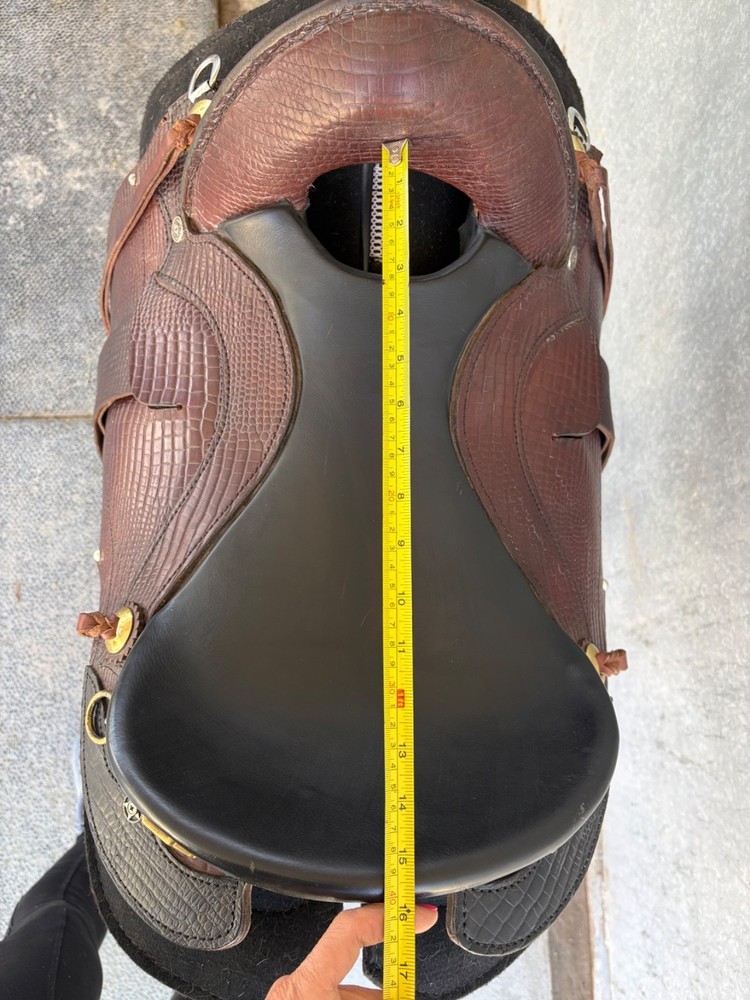 Len Brown Black Mesa Patriot Saddle & Protector Pad