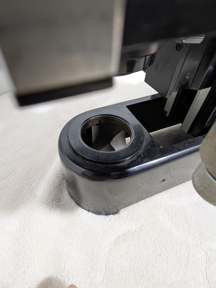 Ernst Leitz Wetzlar Trinocular Microscope 4 Objectives Black