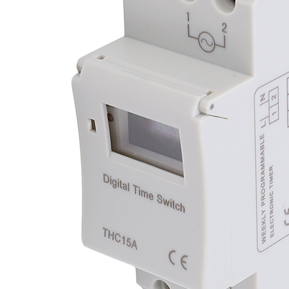 LCD Digital Timer Switch 16A Programmable Weekly Time Relay For Indoor/Outdoor