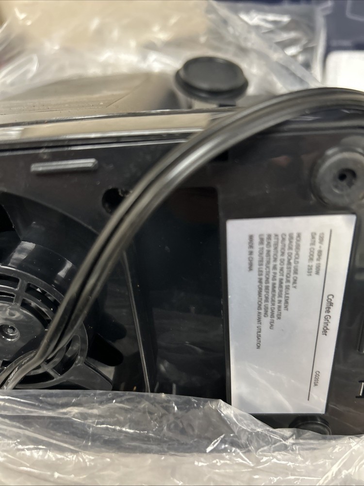 Anti-static conical burr COFFE MAKER CG203A 48 Settings Electronic Timer