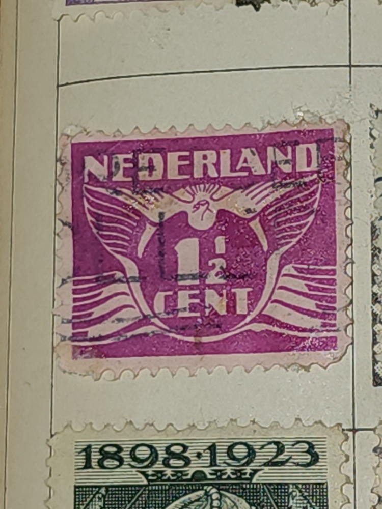 Foreign Netherlands 1 1/2c Stamp Used - #H467