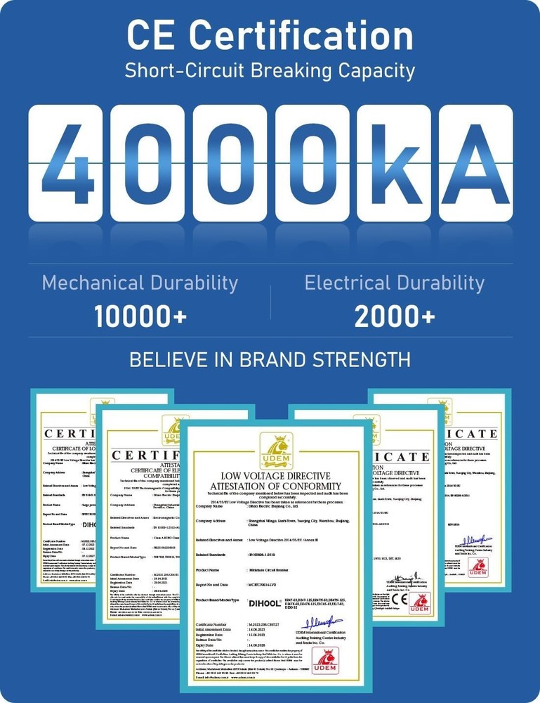 30 Amp Solar Panel Disconnect Switch - Non-Polarized 2 Pole Circuit Breaker