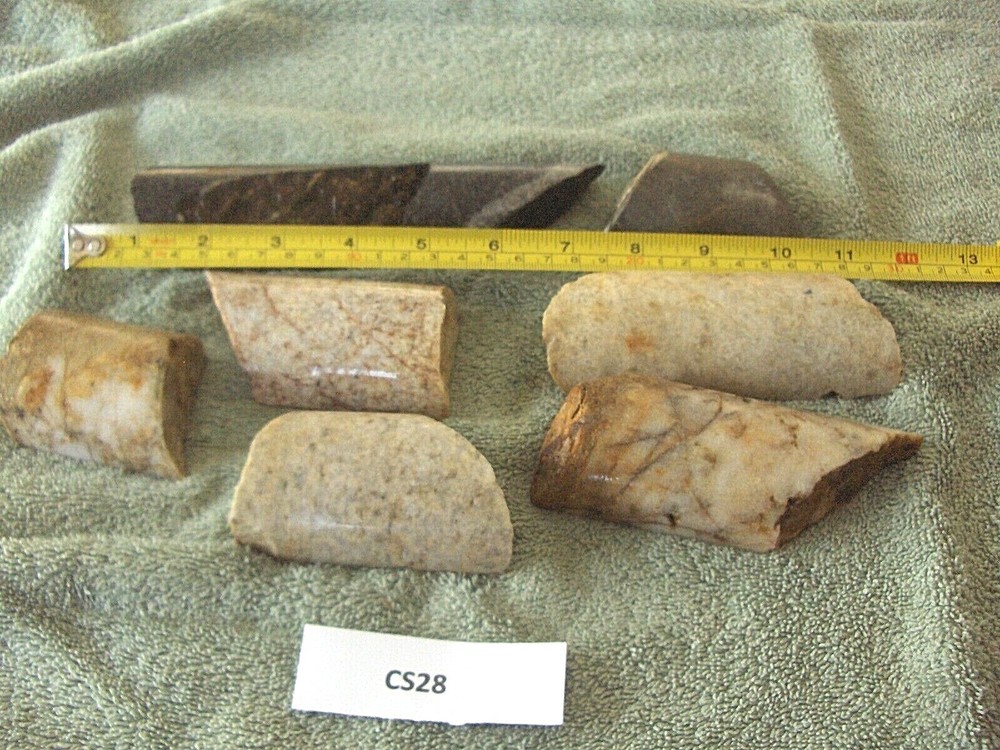 Split Core Samples From Alaska Gold Mine 7 Pieces CS28