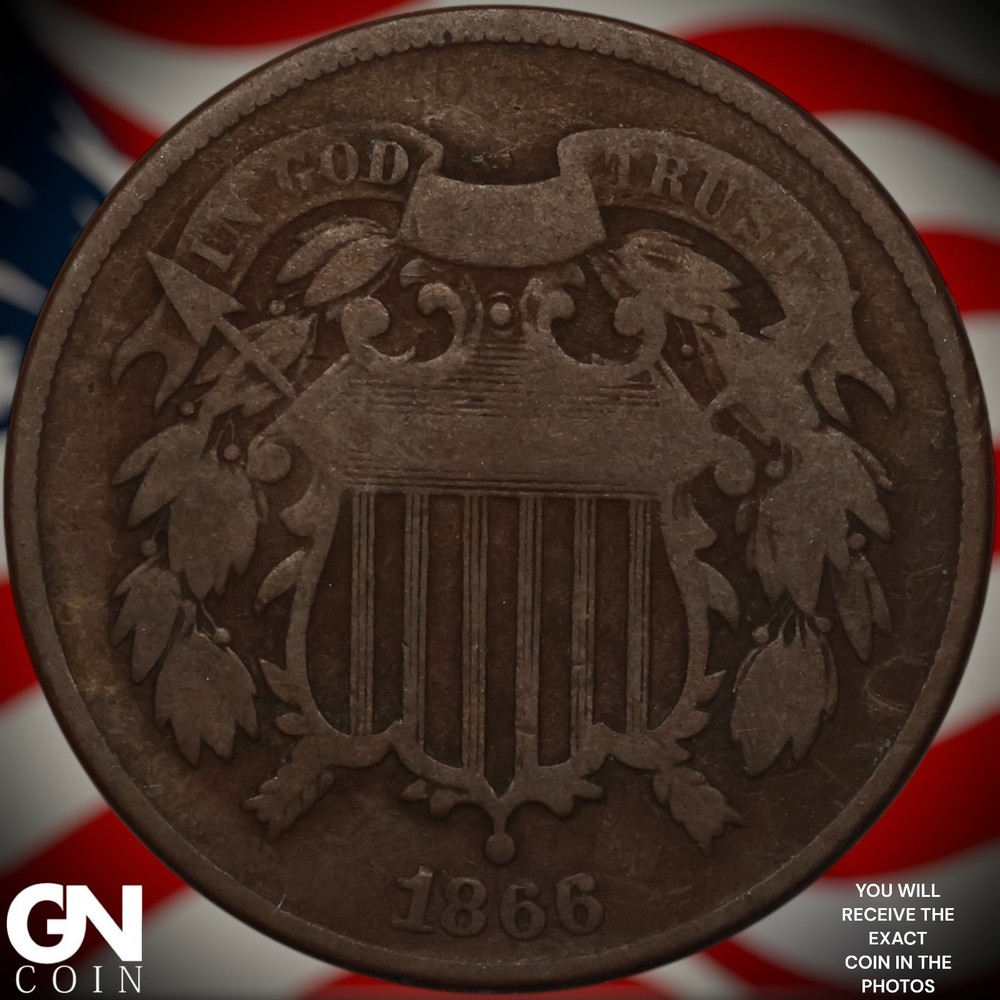1866 2 Cent Piece A6061