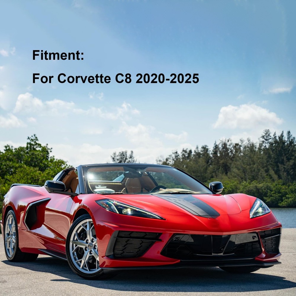 Driver Side Headlight Cover for 2020-2025 Corvette C8 Clear