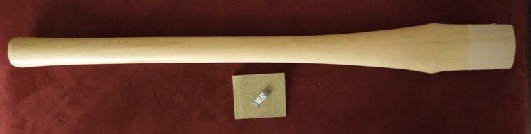 28 1/2 "  Hickory Axe Handle with wedges