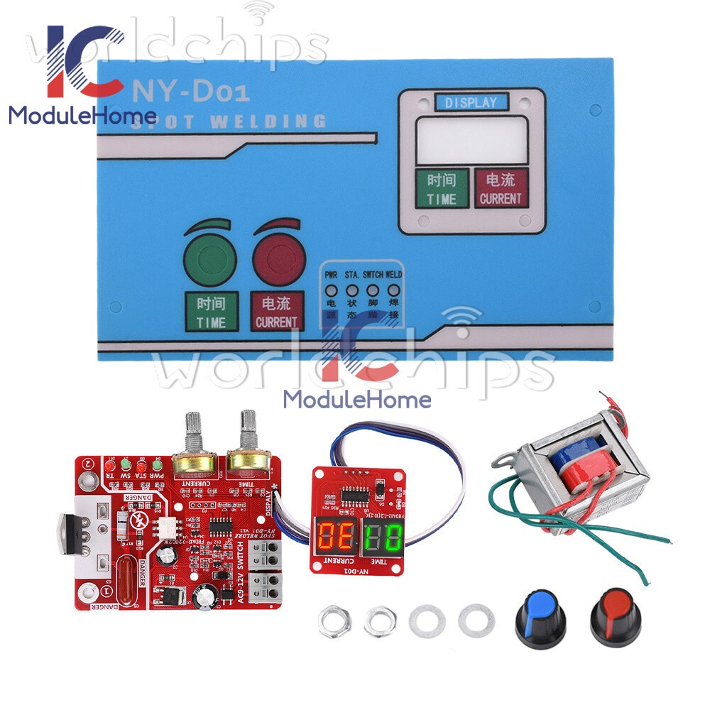 NY-D01 40/100A Digital Spot Welder Machine Controller Current Time Control Board