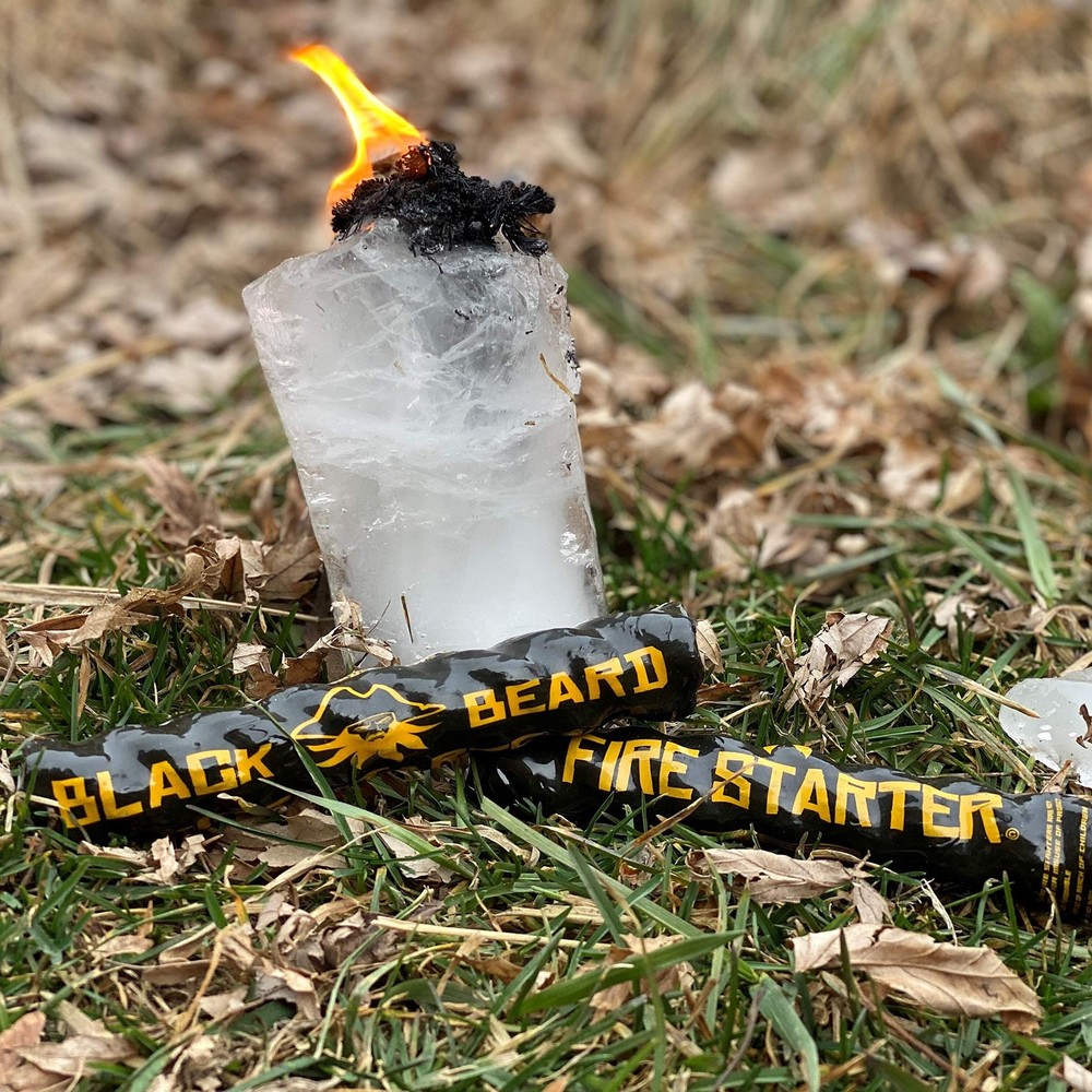 Starter Rope 5 Pack Weatherproof for Campfires Emergency Survival Fire Black