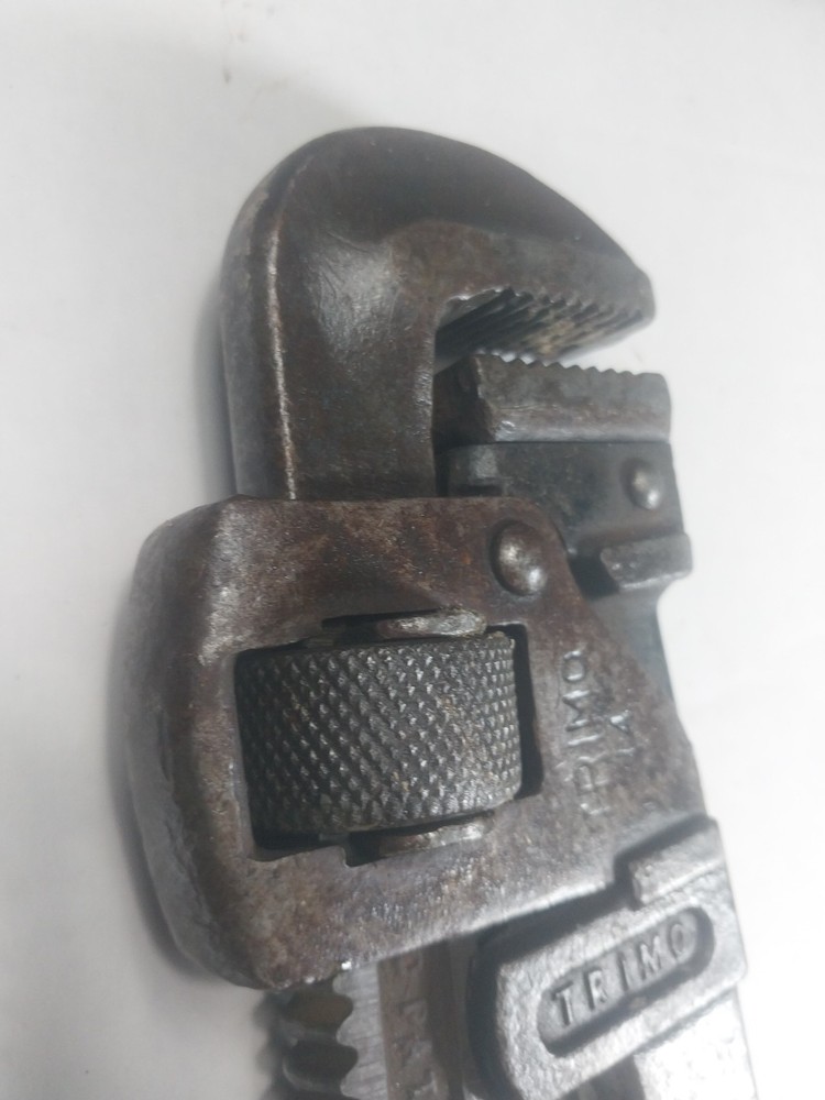 Trimo 14 Pipe Wrench Vintage Drop Forged Tool