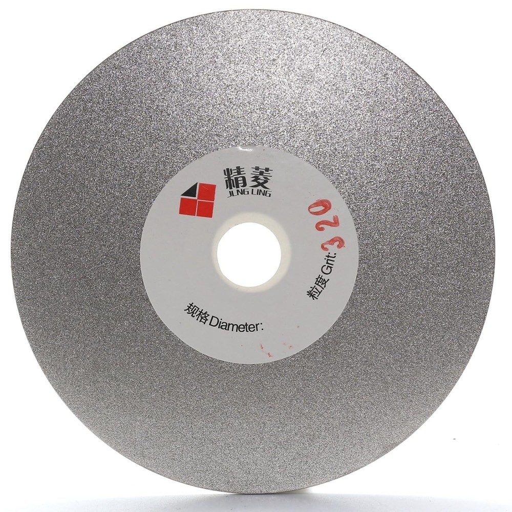 4 Inch Diamond Coated Flat Lap Disk - Essential for Precision Lapidary Use