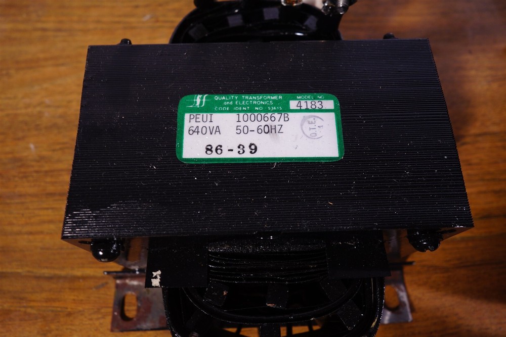 Quality Transformer 4183 640VA Transformer