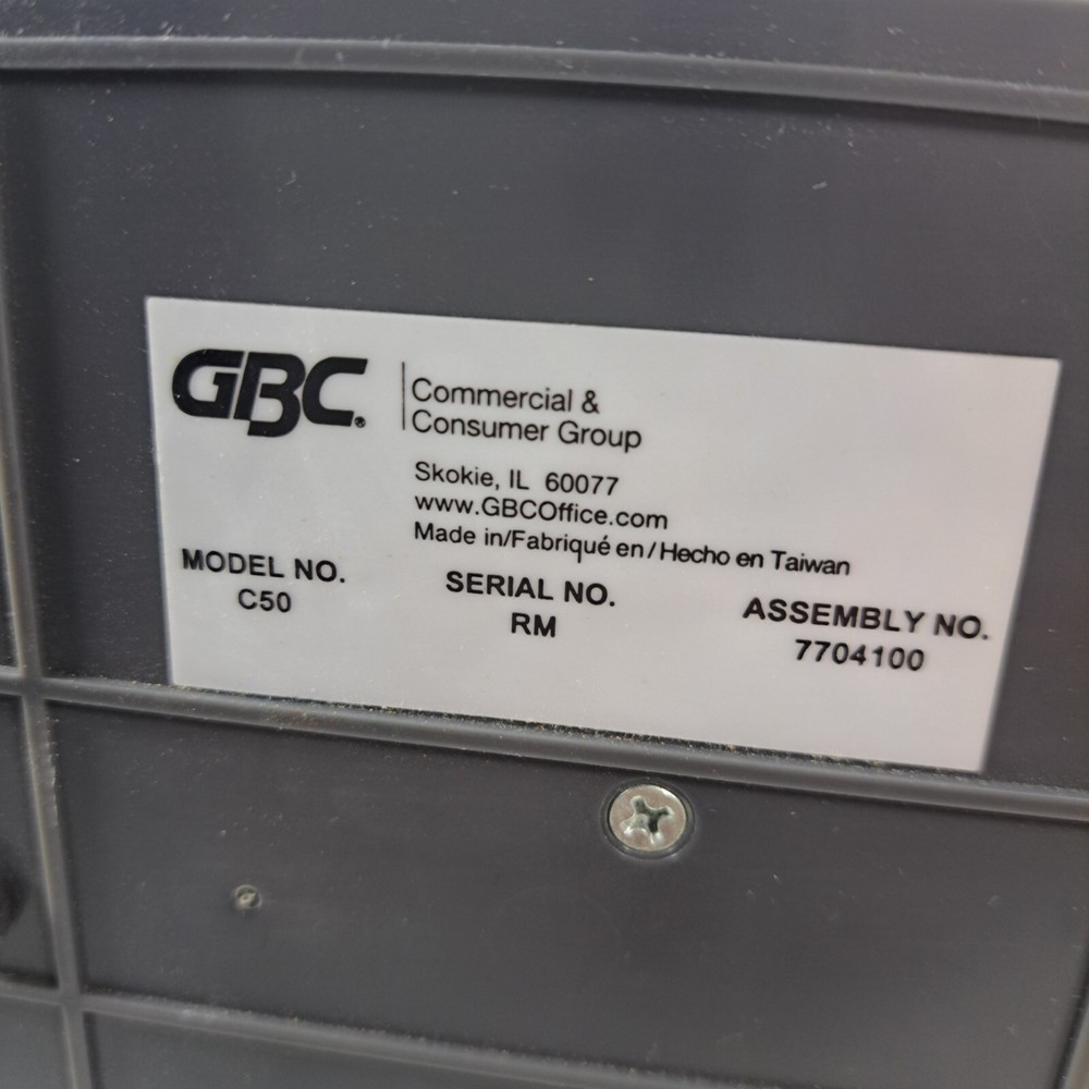 GBC CombBind C50 Book Binding Punch Machine