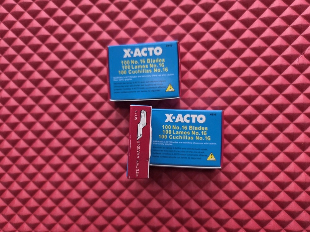3 X-ACTO® No. #16 Bulk Pack 100 Blades X 3