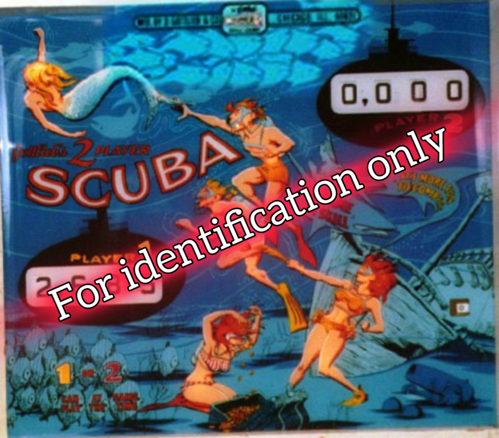 1970 Gottlieb Scuba Pinball Machine Rubber Ring Kit