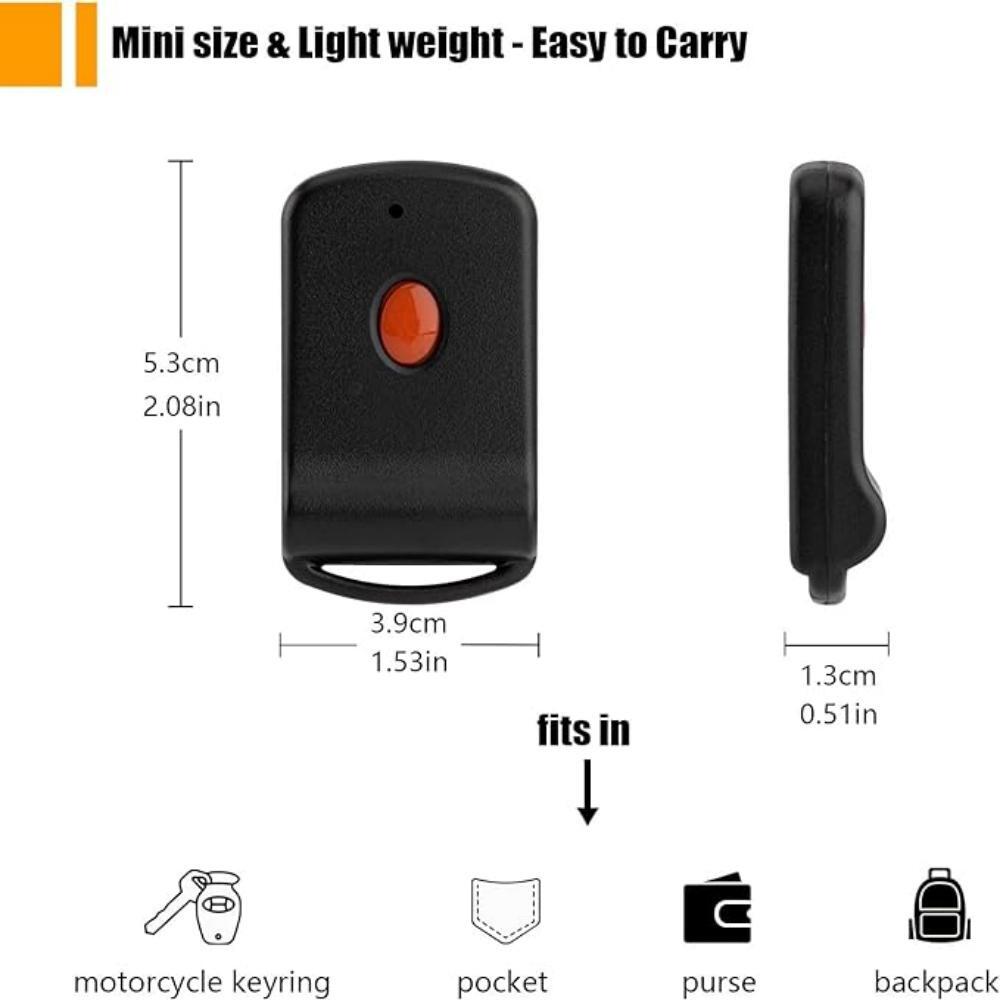 1/2 For 3089 Multi-Code Linear MCS308911 300mhz Black Remote Multicode 308911