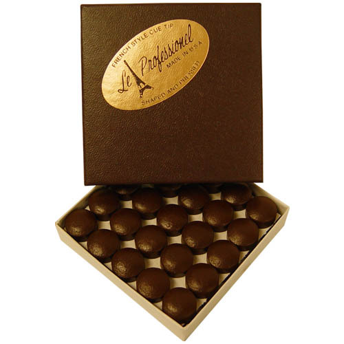 LE PRO TWENTY-FIVE (25) TIPS 14MM "MEDIUM" CUE TIPS