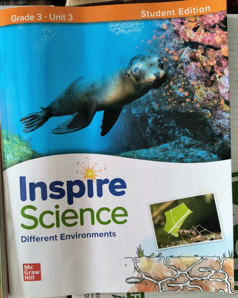 Inspire Science Grade 3 Units 1-4 Student Edition Workbook Set