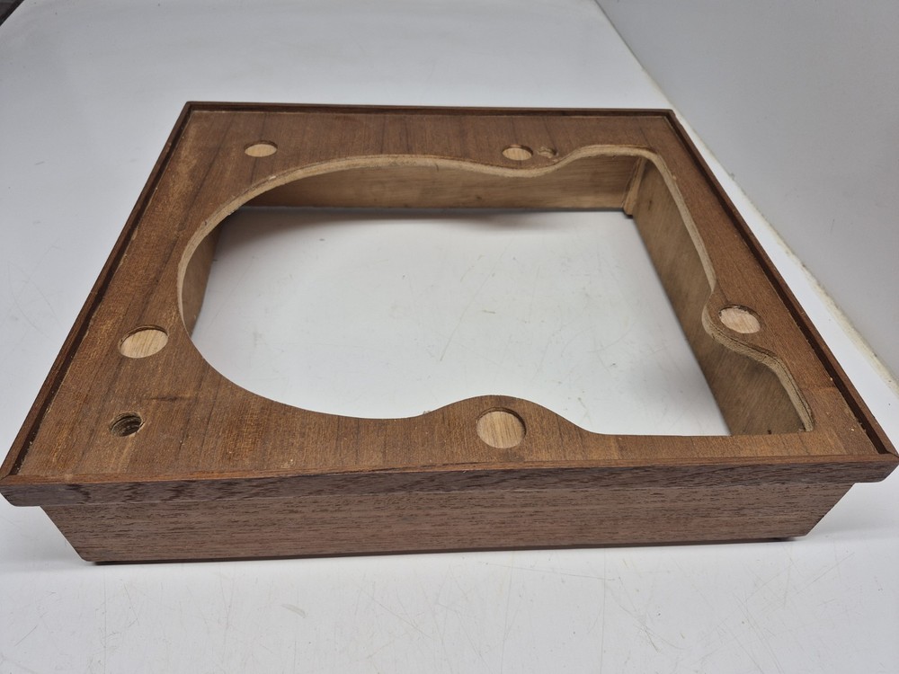 Vintage Wooden Turntable Base