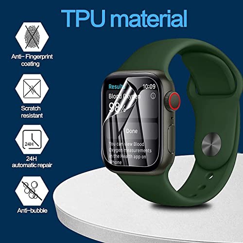 8 Pack Screen Protector Compatible for Apple 40mm SE Series 6/5/4 Transparent