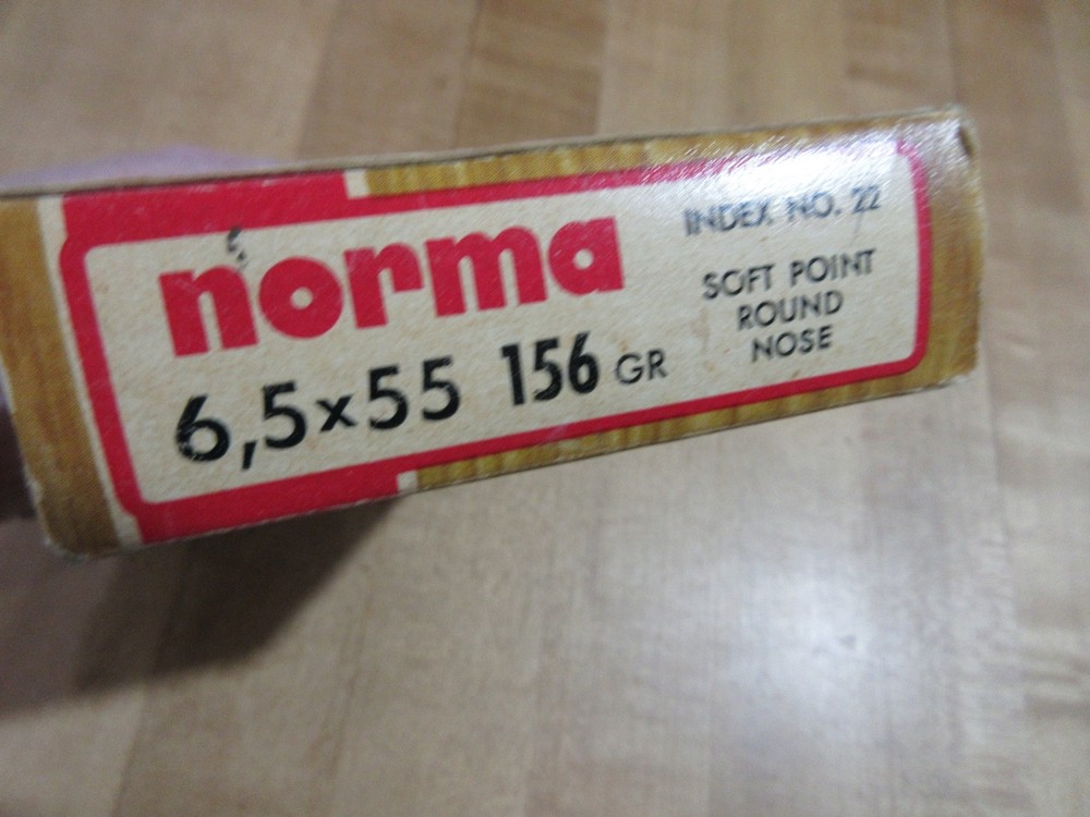 Empty Ammo Box Norma 6.5 x 55 with insert (dl)