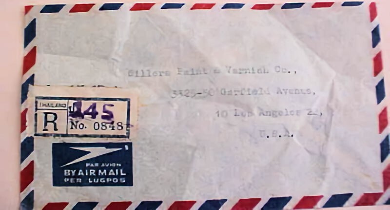 THAILAND REGISTERED 1957 US B/S X 2