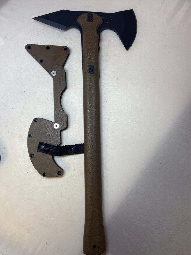 Cold Steel War Hawk Tomahawk 1055 Carbon Durable Secure-Ex Sheath