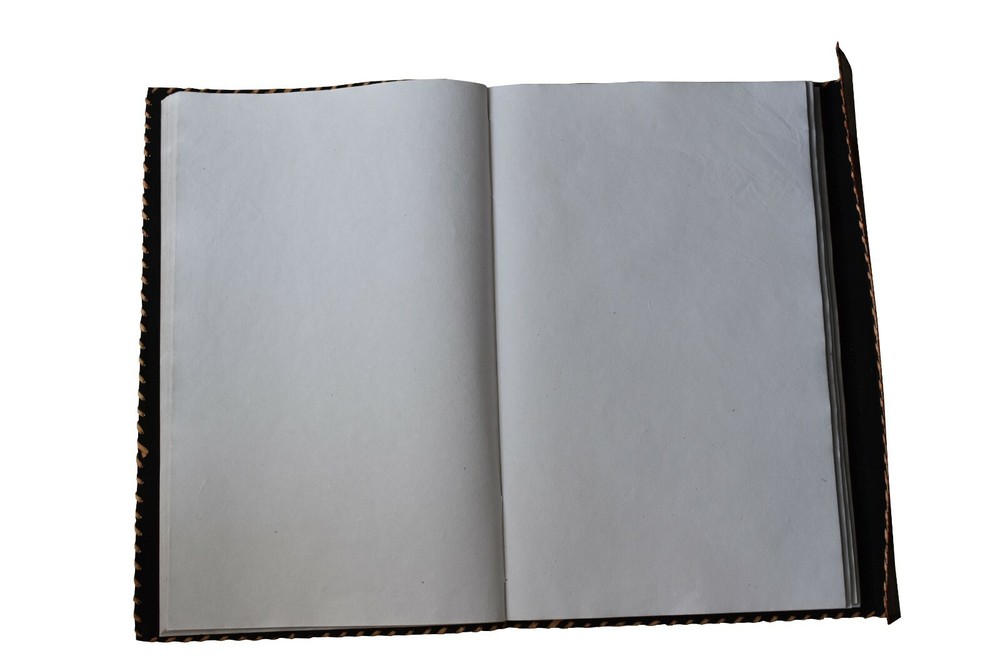 Large leather journal Notebook Diary Blank Pages Personal Bound journals 22x14