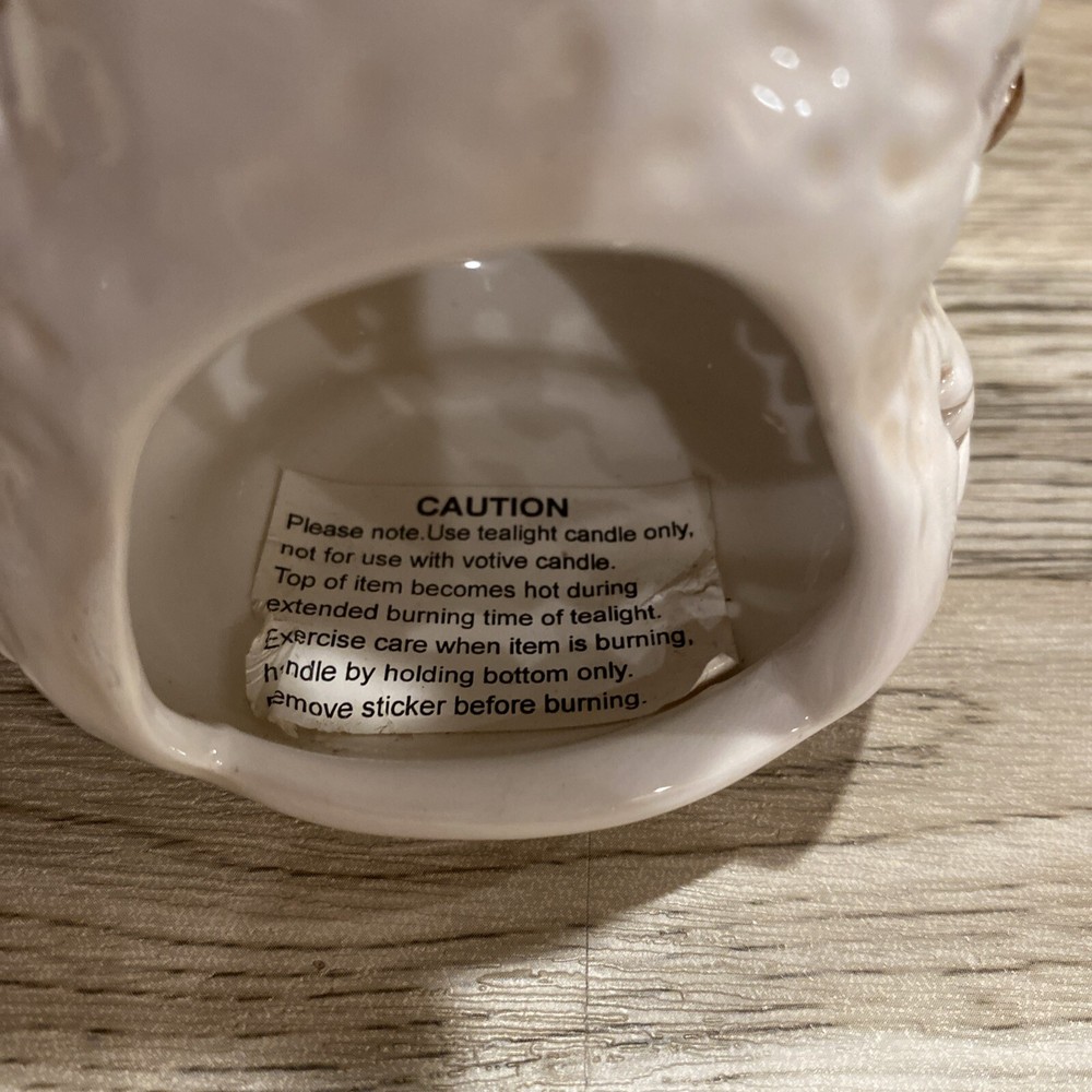 Vintage Hallmark Snowman Tea Light Holder