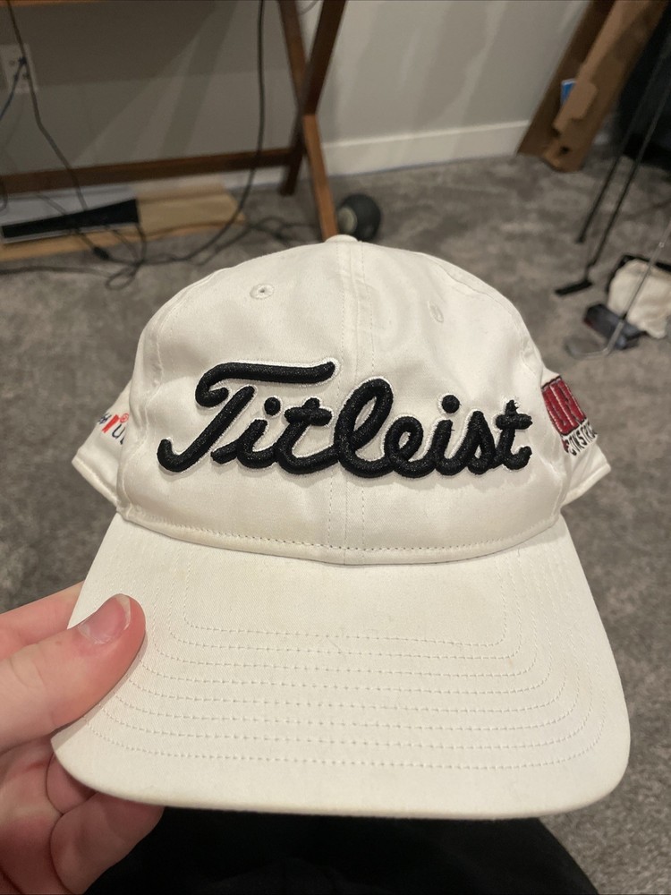 Titleist Golf Hat White With Logos