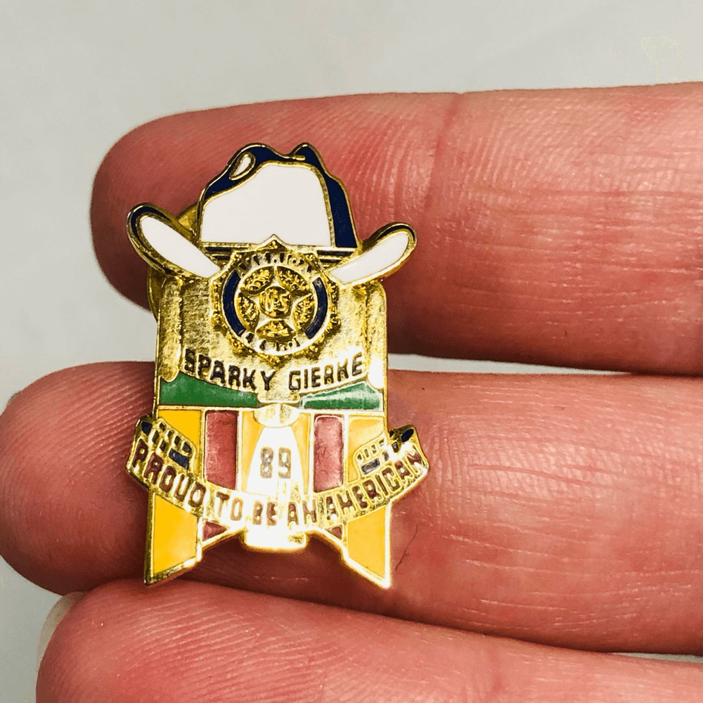 elks pin sparky gierke lapel pin pinback button