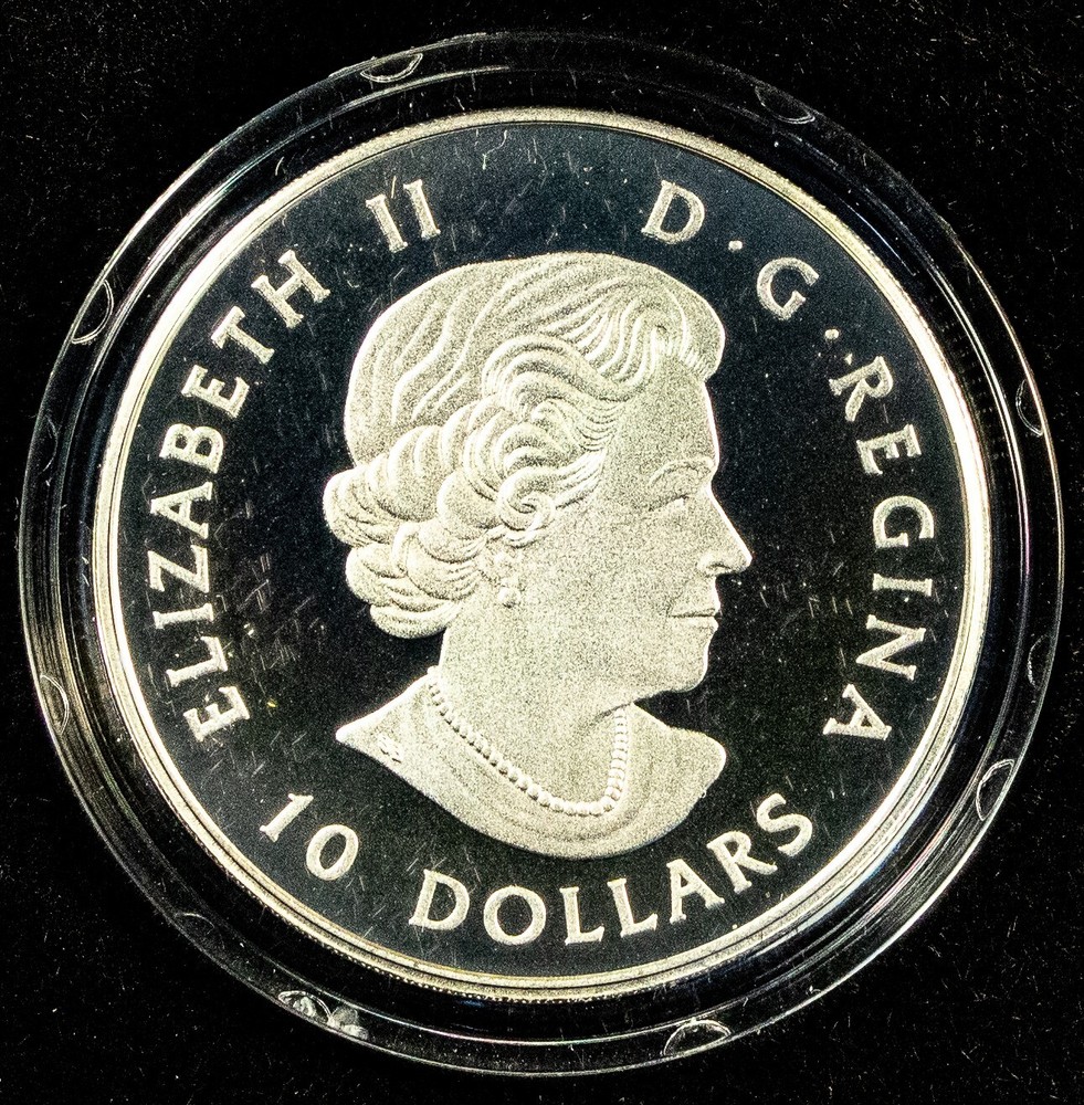 2017 Canada $10 Fine Silver Great Blue Heron Coin
