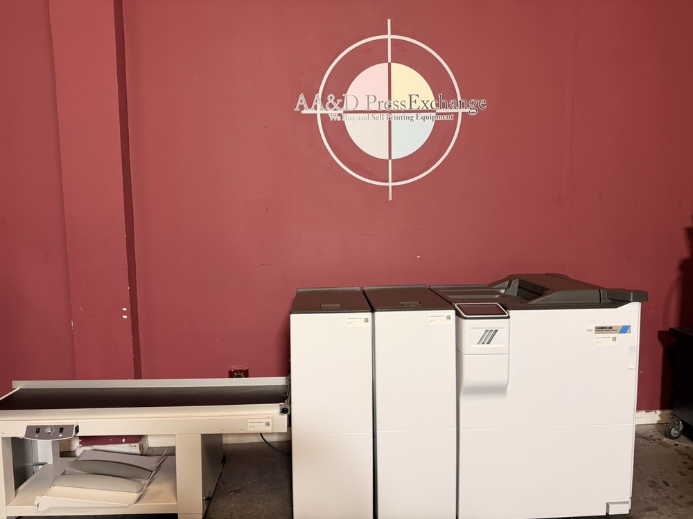 Plockmatic 500 bookletmaker extended Conveyor !Video!
